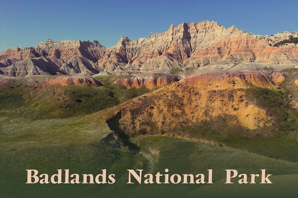 Badlands National Park Postcard Front