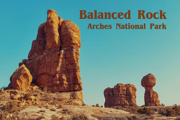 Arches National Park – Balanced Rock Postcard Front