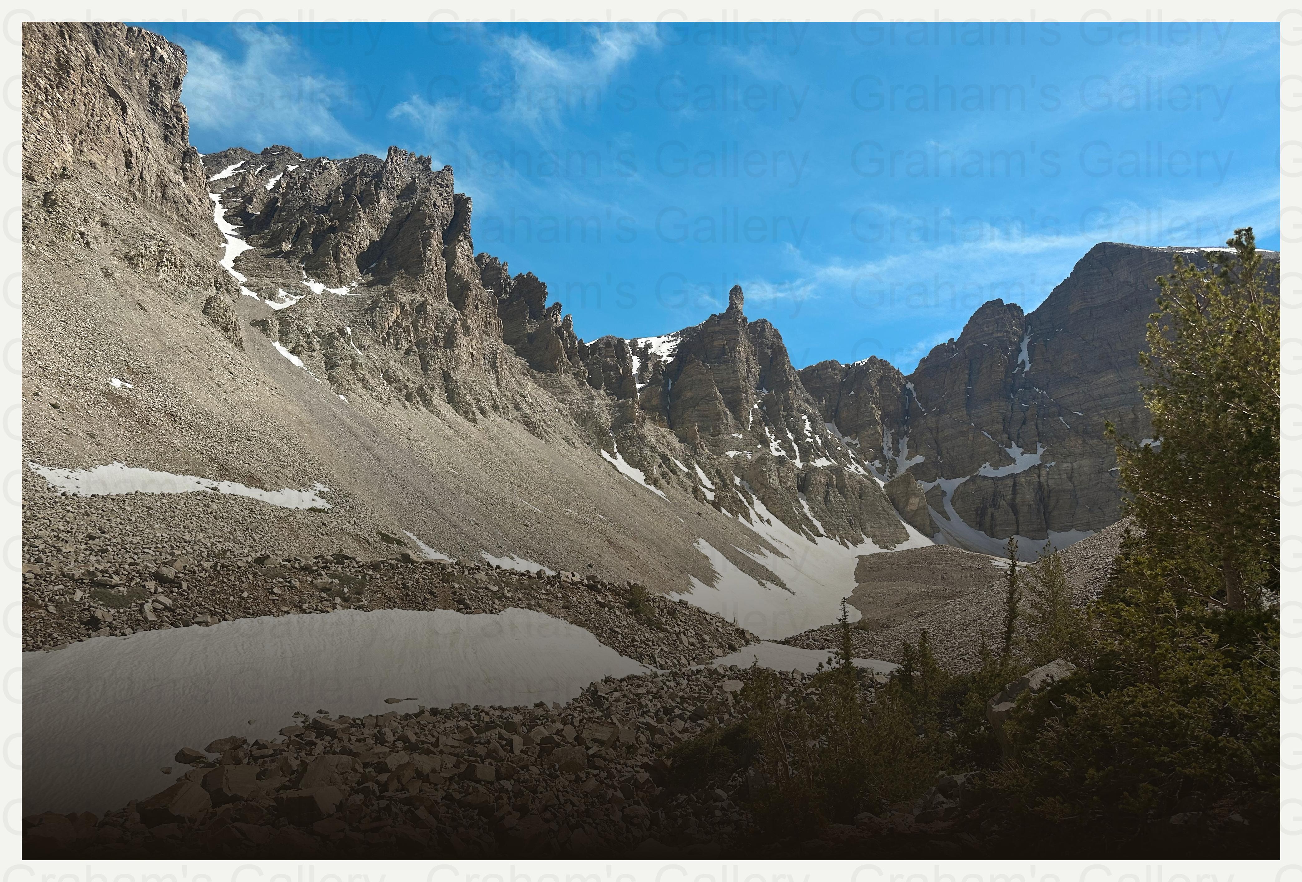 Rocky outcrop – Great Basin National Park Front