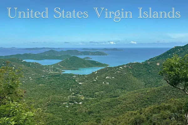 Hilltop View - Virgin Islands National Park Postcard Front