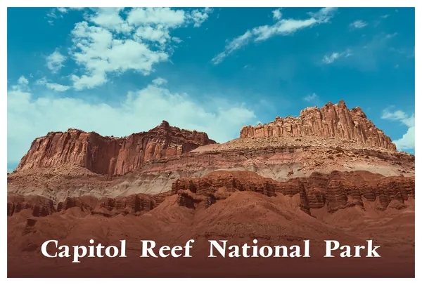 Capitol Reef – The Castle Postcard Front
