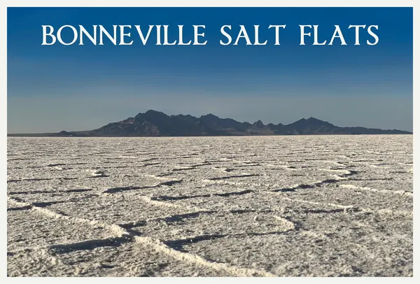 Bonneville Salt Flats – Utah Postcard Front