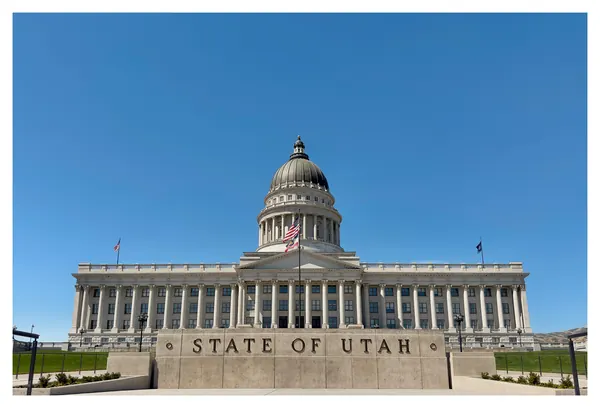 Utah State Capitol Postcard Front