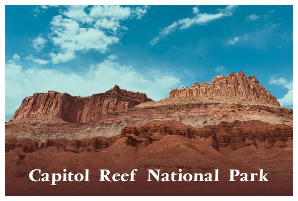 Capitol Reef – The Castle Postcard Front