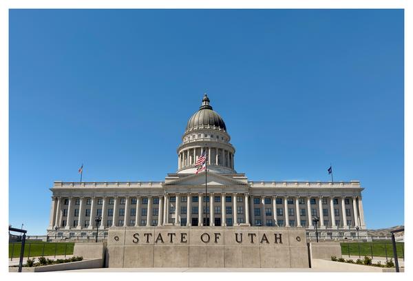 Utah State Capitol Postcard