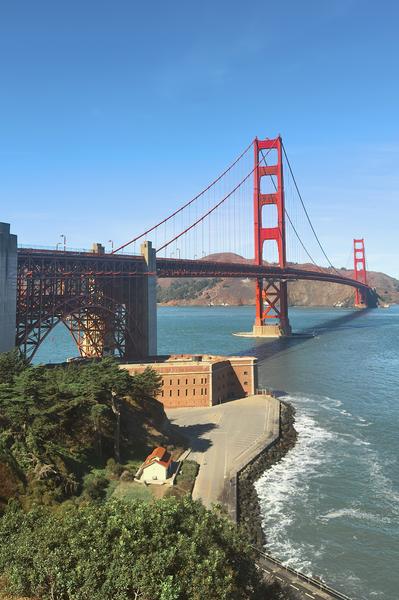Golden Gate Bridge – San Francisco, California  Postcard Front