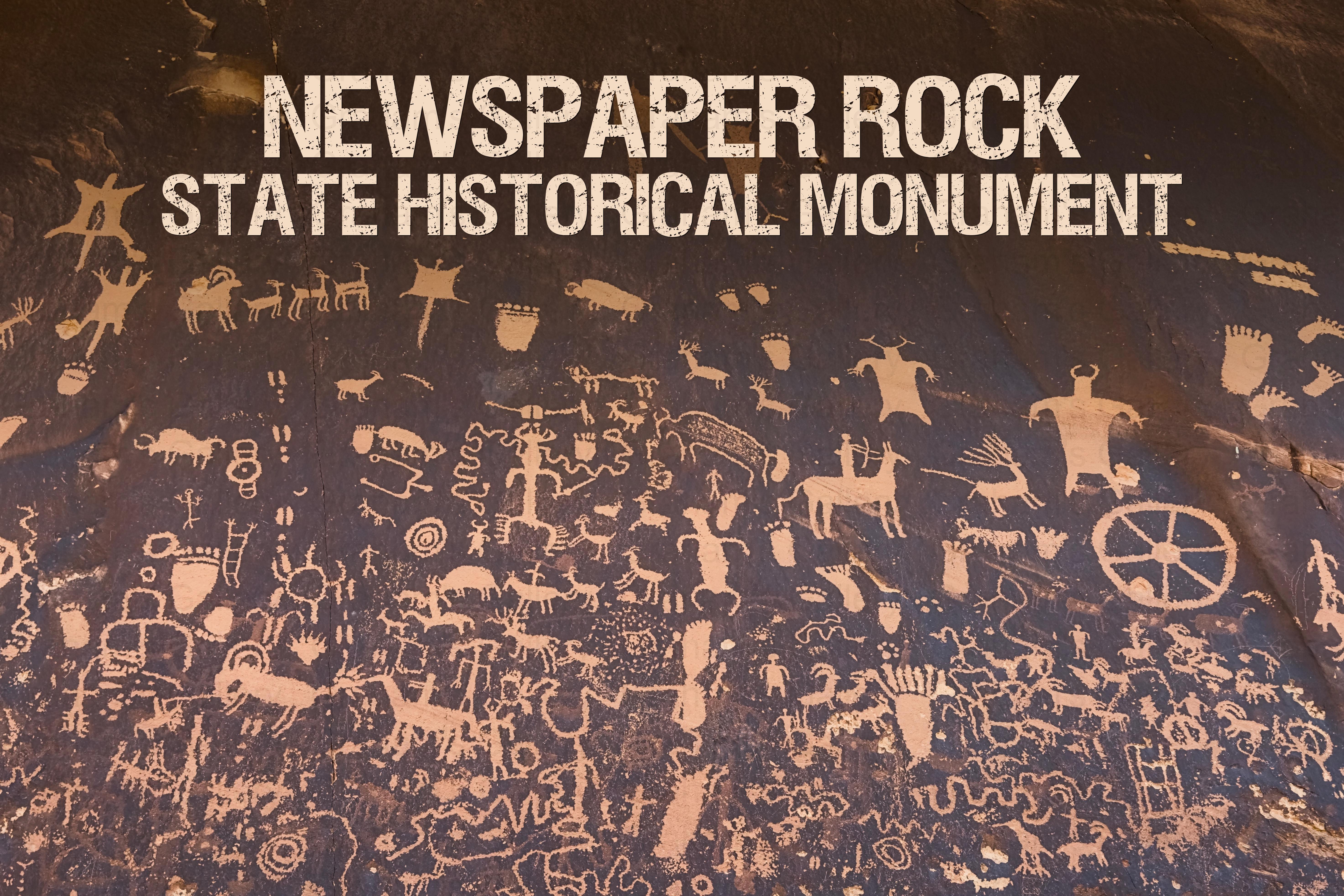Newspaper Rock State Historic Monument Front